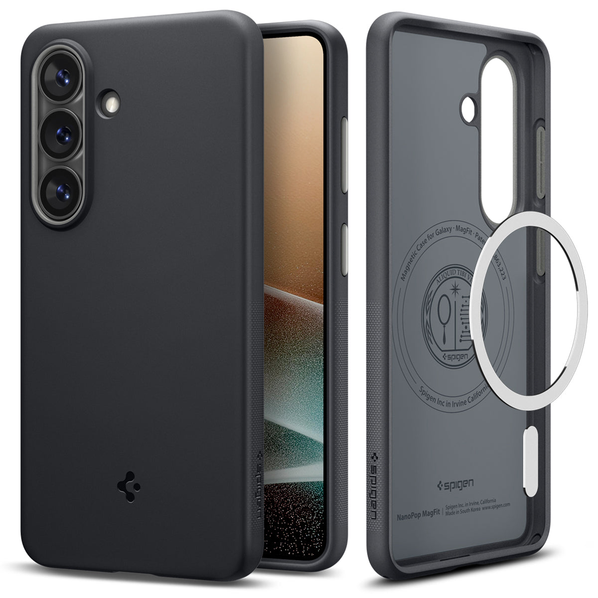 Spigen Nano Pop MagSafe, black sesame - Samsung Galaxy S26