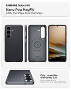 Spigen Nano Pop MagSafe, black sesame - Samsung Galaxy S26