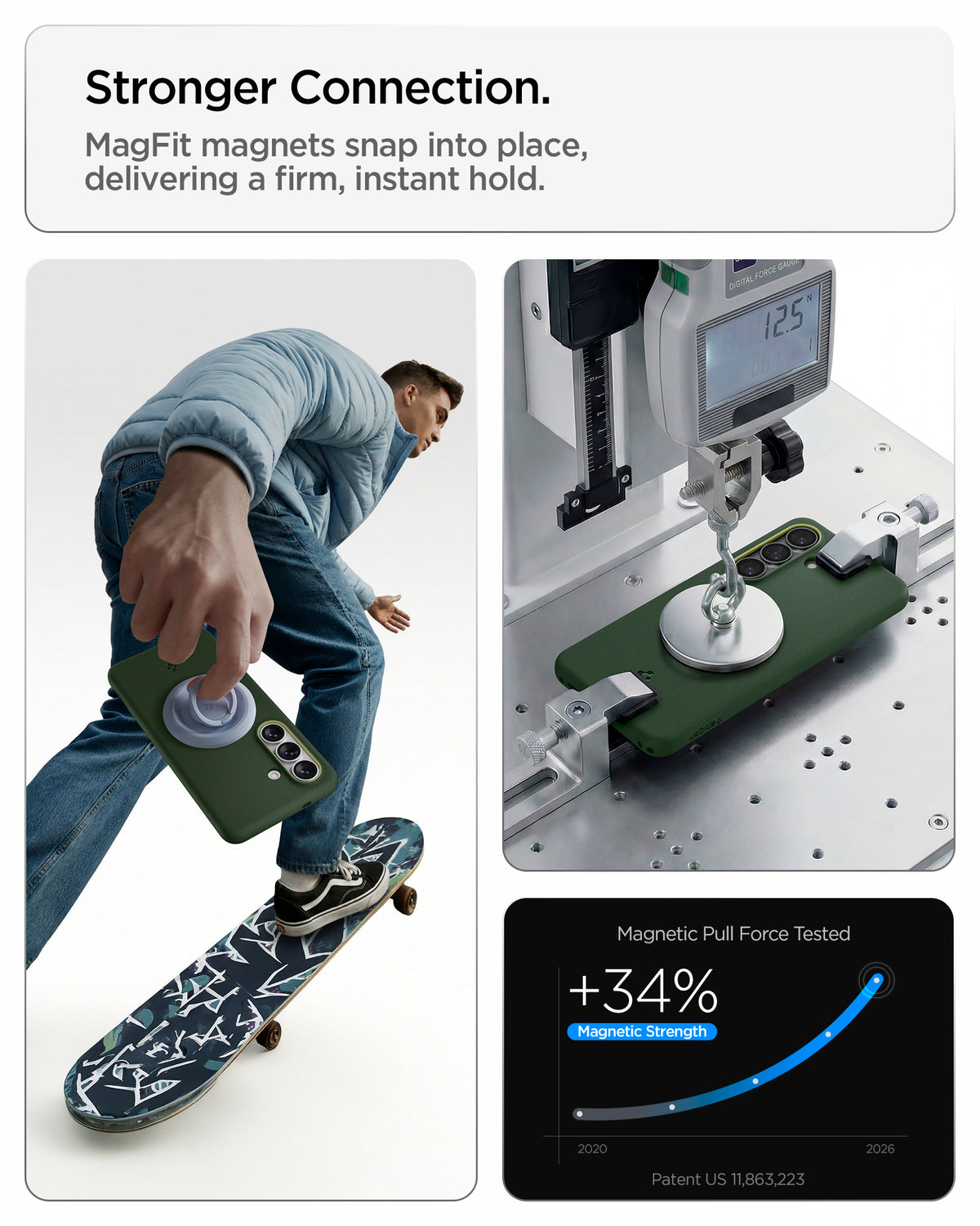 Spigen Nano Pop MagSafe, avo green - Samsung Galaxy S26