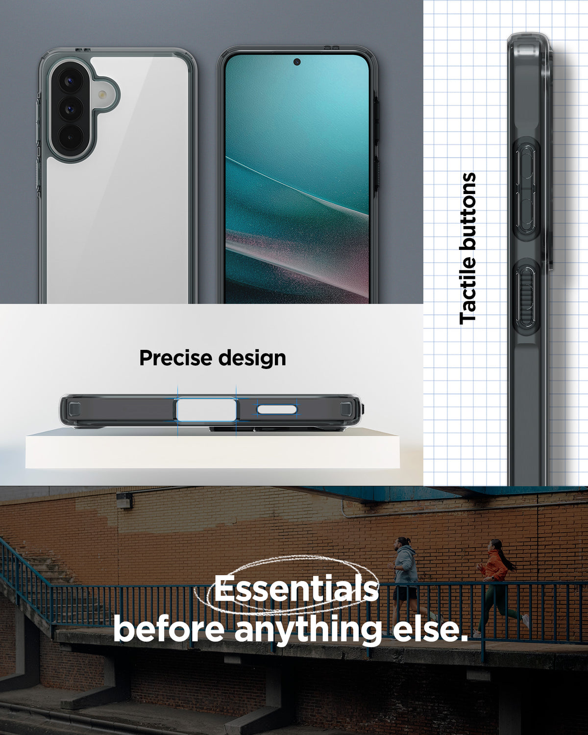 Spigen Ultra Hybrid, space crystal - Samsung Galaxy A57 5G