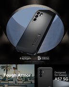 Spigen Tough Armor, čierny - Samsung Galaxy A57 5G