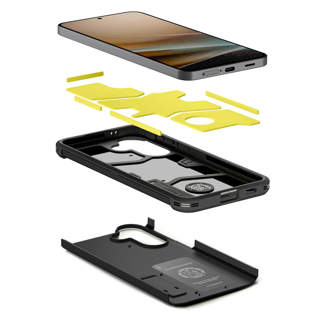 Spigen Tough Armor, čierny - Samsung Galaxy A57 5G