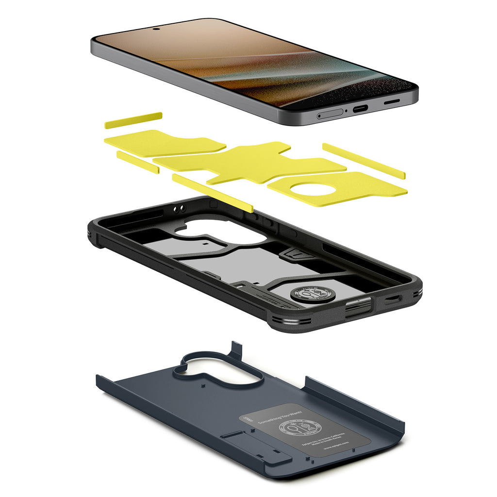 Spigen Tough Armor, metal slate – Samsung Galaxy A57 5G