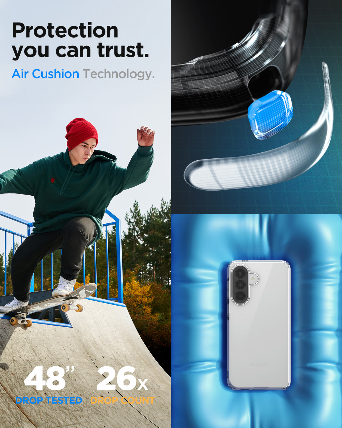 Spigen Liquid Crystal, crystal clear - Samsung Galaxy A57 5G
