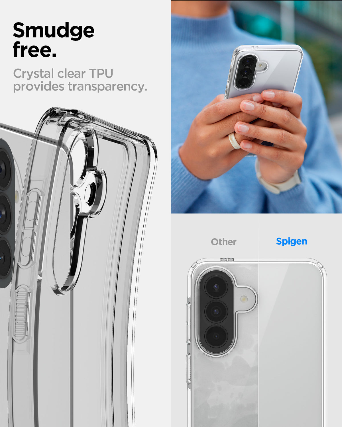 Spigen Liquid Crystal, crystal clear - Samsung Galaxy A57 5G