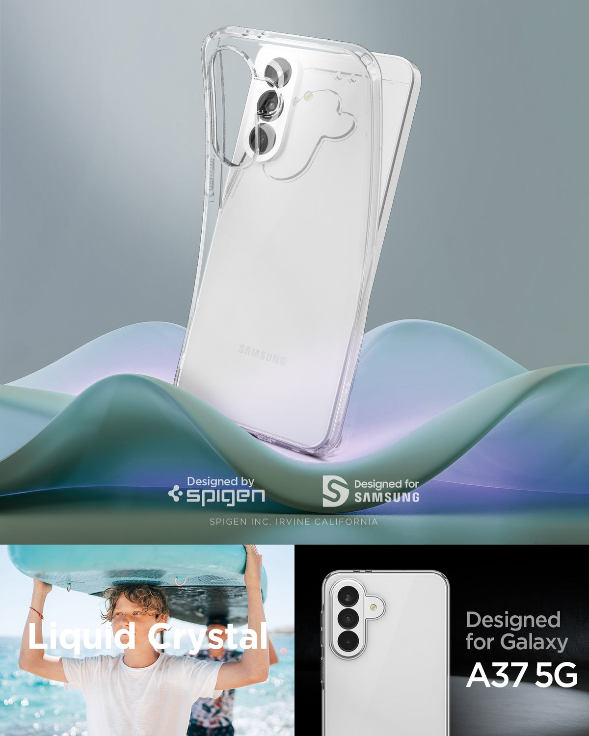 Spigen Liquid Crystal, crystal clear - Samsung Galaxy A37 5G