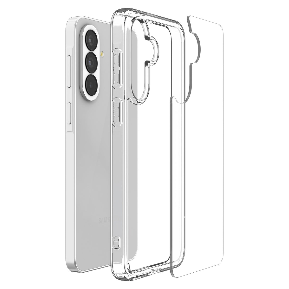 Spigen Ultra Hybrid, crystal clear - Samsung Galaxy A37 5G