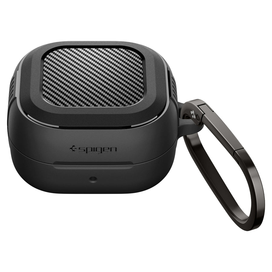 Design inspired by car accessories with carbon fiber style elements