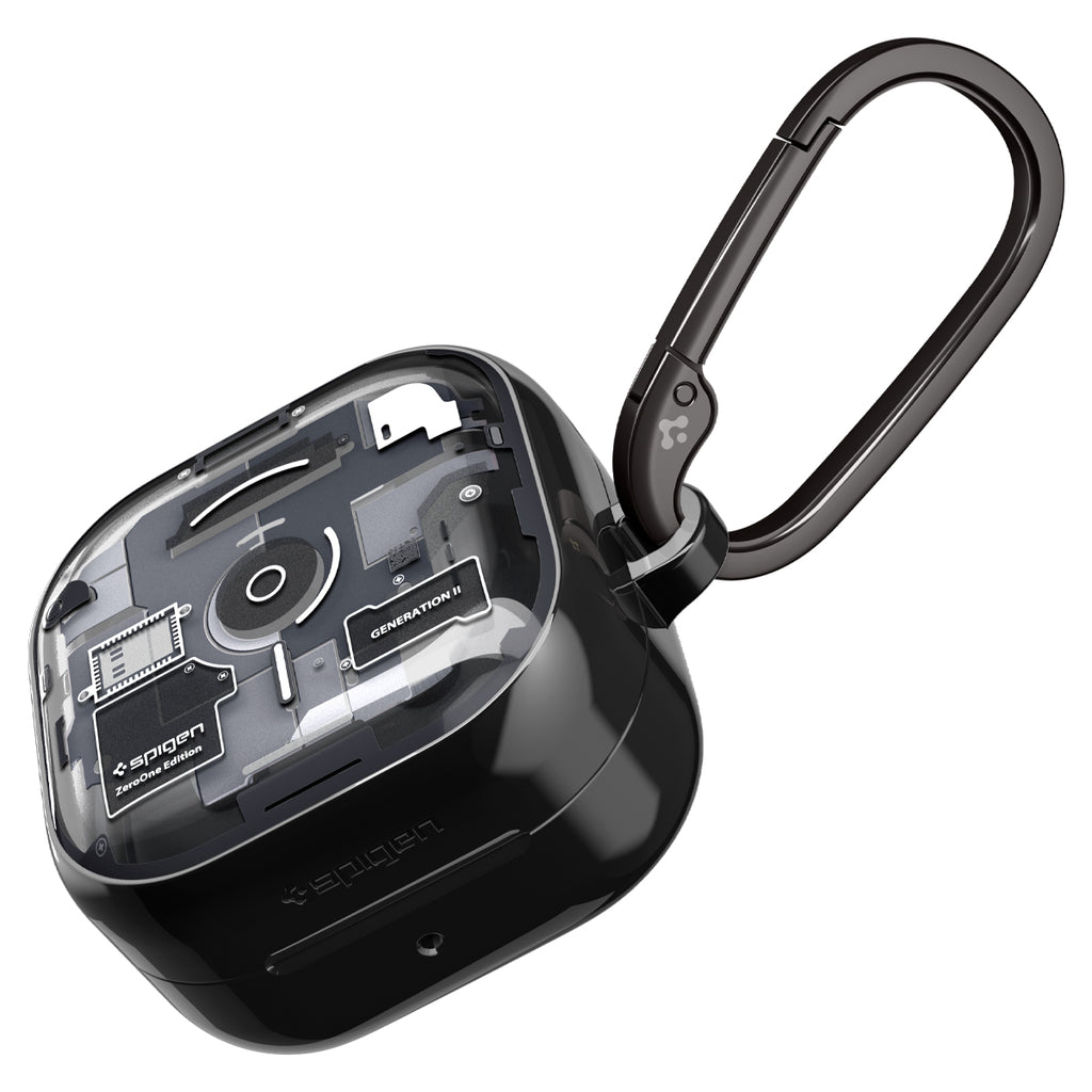 Spigen Ultra Hybrid, zero one black - Samsung Galaxy Buds 4 Pro/4