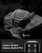 Spigen Lock Fit, matte black - Samsung Galaxy Buds 4 Pro/4
