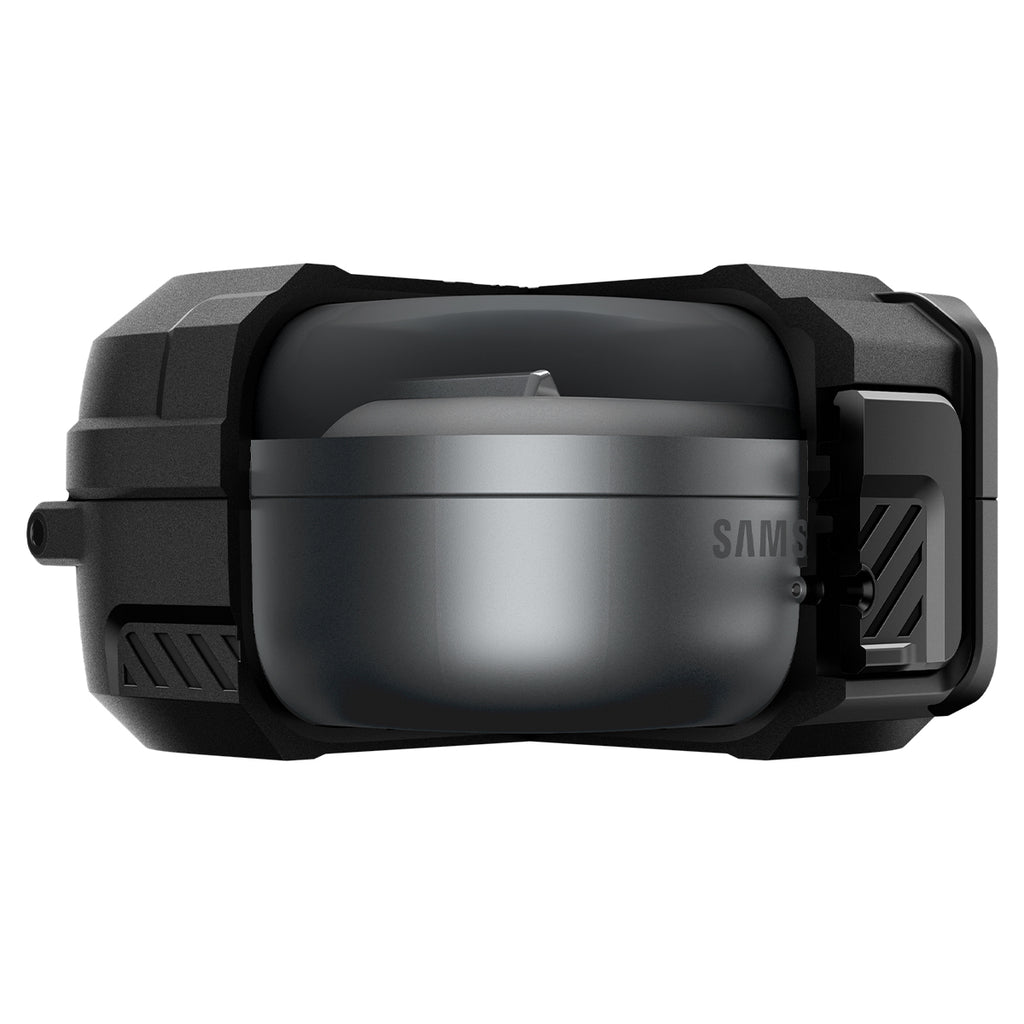 Spigen Lock Fit, matte black - Samsung Galaxy Buds 4 Pro/4