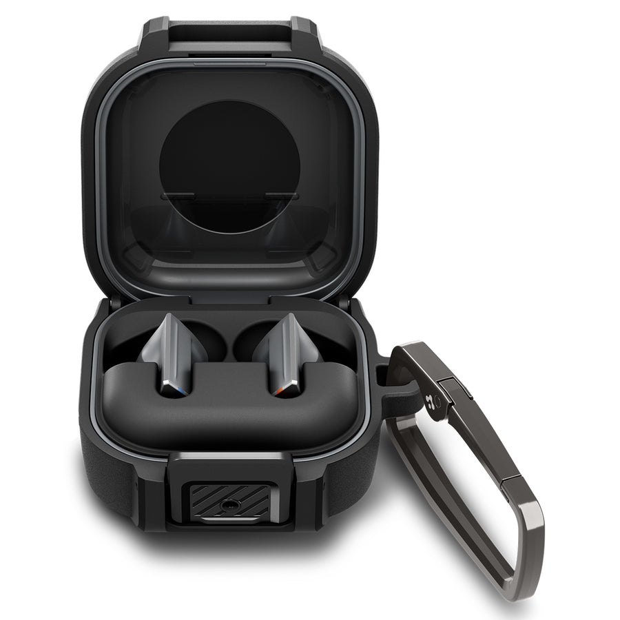 Includes a carabiner keyring for carrying