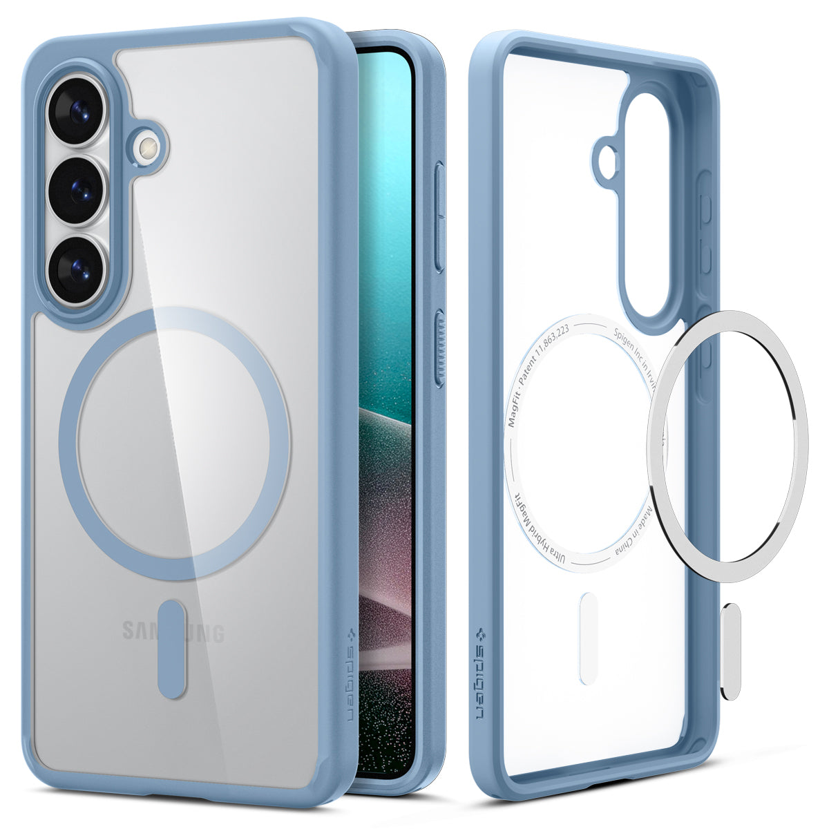 Spigen Ultra Hybrid MagSafe, light blue - Samsung Galaxy S26+