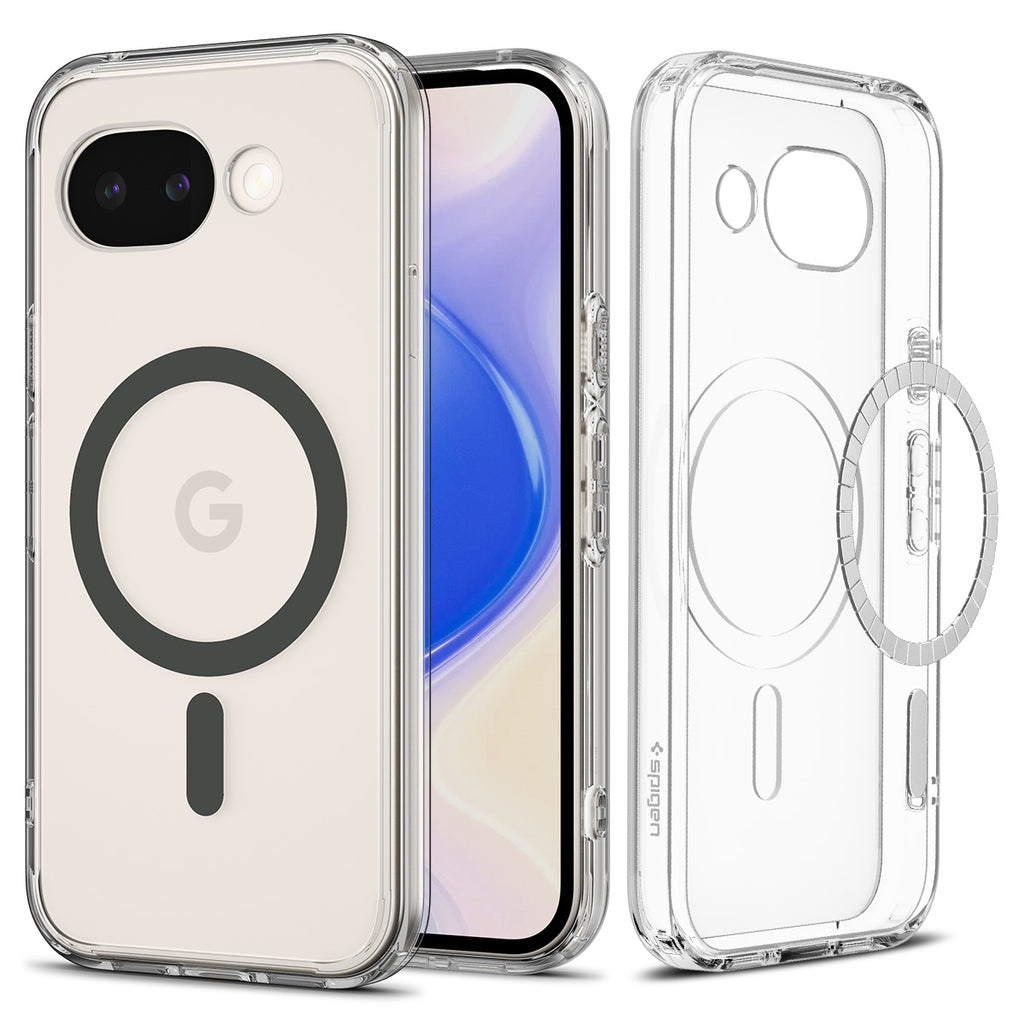 Spigen Ultra Hybrid MagSafe, clear graphite - Google Pixel 10a