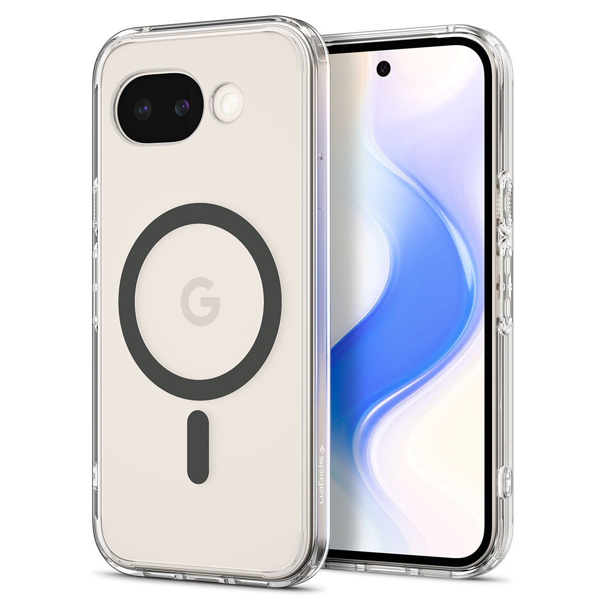 Spigen Ultra Hybrid MagSafe, clear graphite - Google Pixel 10a