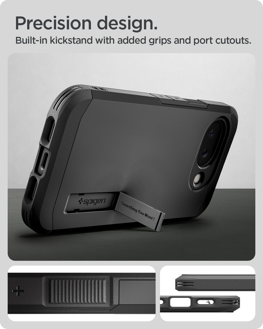 Spigen Tough Armor MagSafe, black - Google Pixel 10a