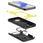 Spigen Tough Armor MagSafe, black - Google Pixel 10a