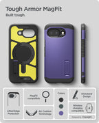 Spigen Tough Armor MagSafe, ash violet - Google Pixel 10a