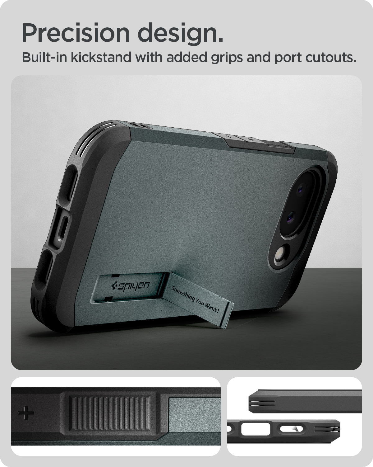 Spigen Tough Armor MagSafe, abyss green - Google Pixel 10a