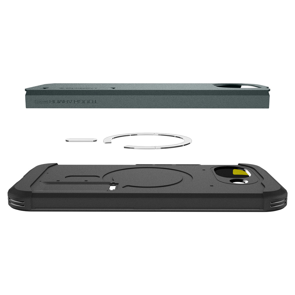 Spigen Tough Armor MagSafe, abyss green - Google Pixel 10a
