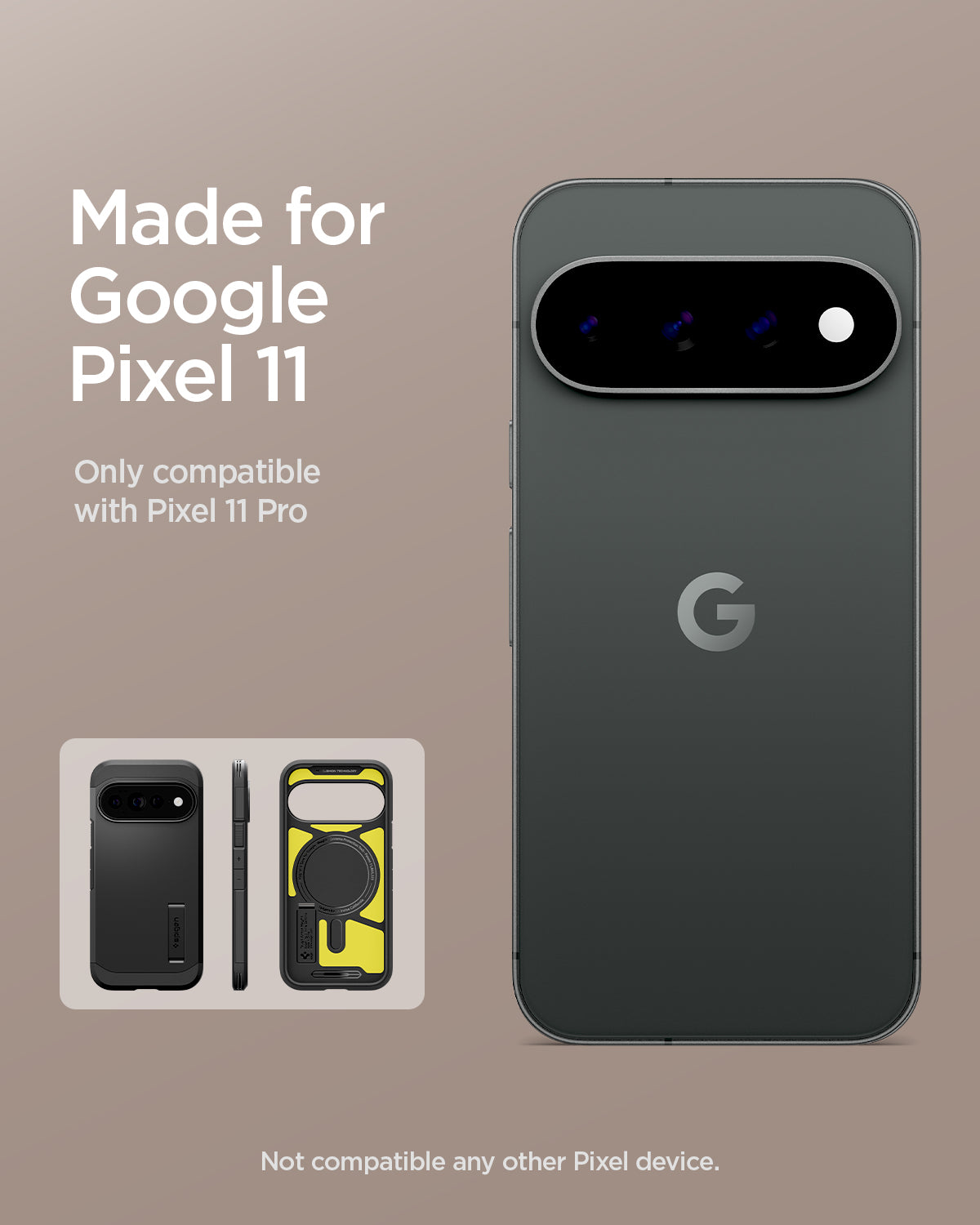 Spigen Tough Armor MagSafe, black - Google Pixel 11 Pro