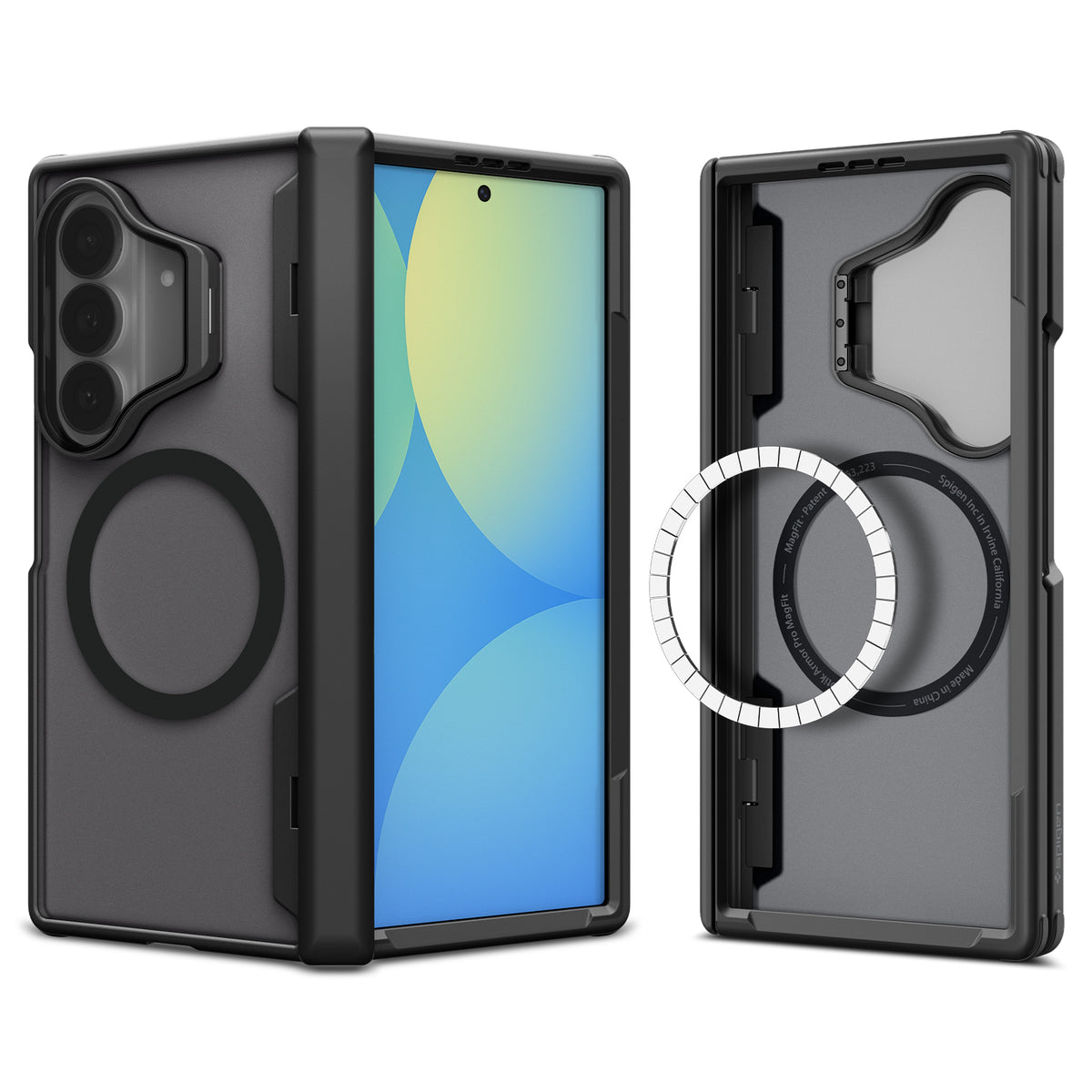 Spigen Optik Armor Pro MagSafe, black - Samsung Galaxy Z Fold8 Ultra