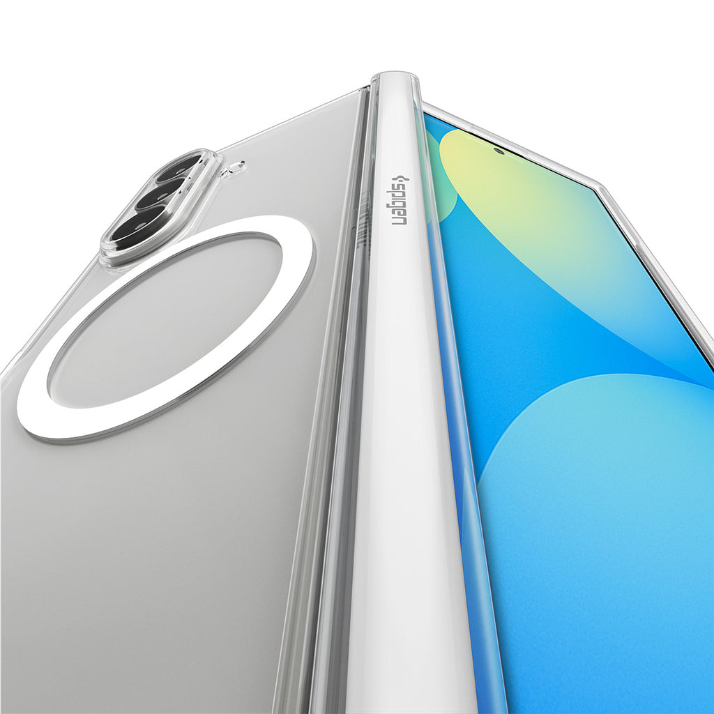 Spigen Ultra Hybrid Pro MagSafe, clear white - Samsung Galaxy Z Fold8 Ultra