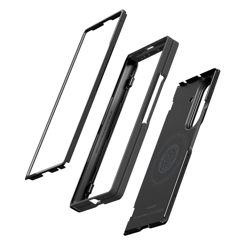Spigen Slim Armor Pro MagSafe, black - Samsung Galaxy Z Fold8 Ultra