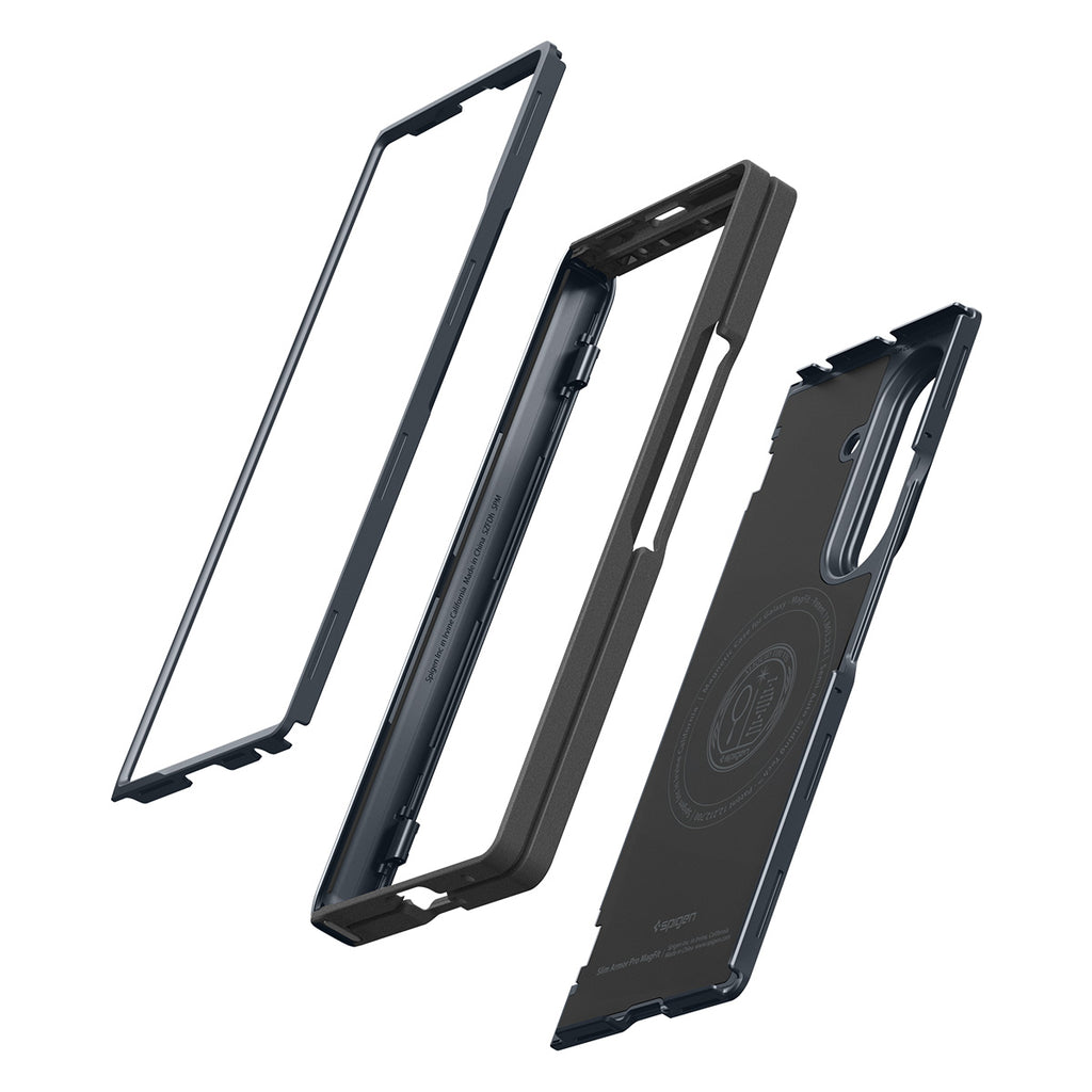 Spigen Slim Armor Pro MagSafe, metal slate - Samsung Galaxy Z Fold8 Ultra