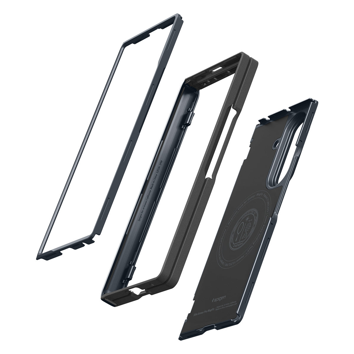 Spigen Slim Armor Pro MagSafe, metal slate - Samsung Galaxy Z Fold8 Ultra