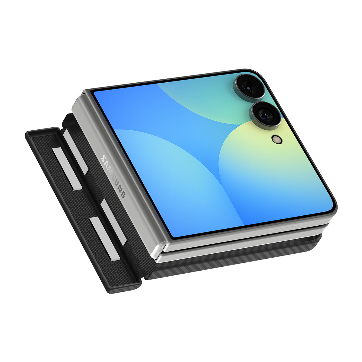 Spigen Air Skin Aramid MagSafe, black - Samsung Galaxy Z Flip8