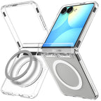 Spigen Ultra Hybrid Pro MagSafe, priehľadná biela – Samsung Galaxy Z Flip8