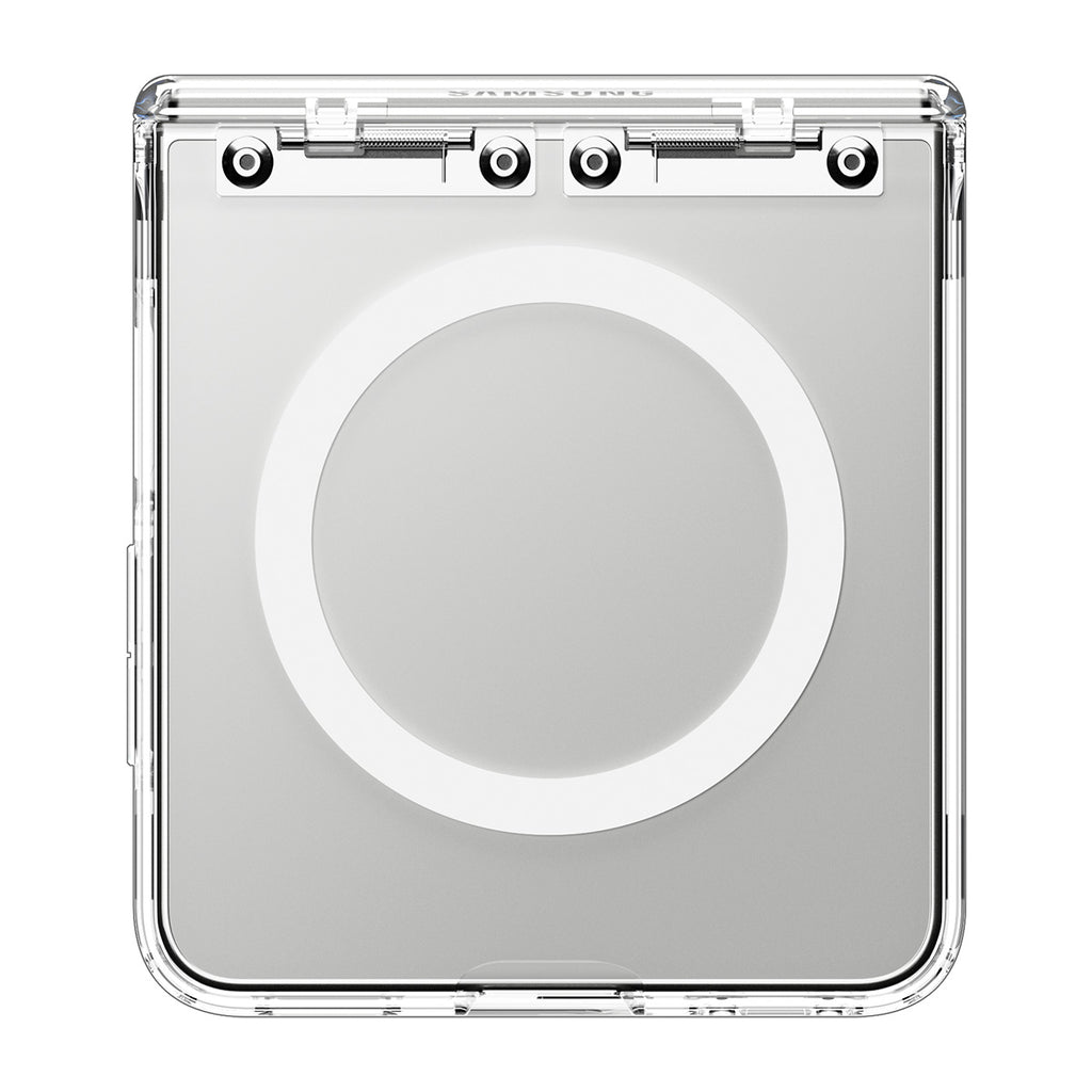 Spigen Ultra Hybrid Pro MagSafe, priehľadná biela – Samsung Galaxy Z Flip8
