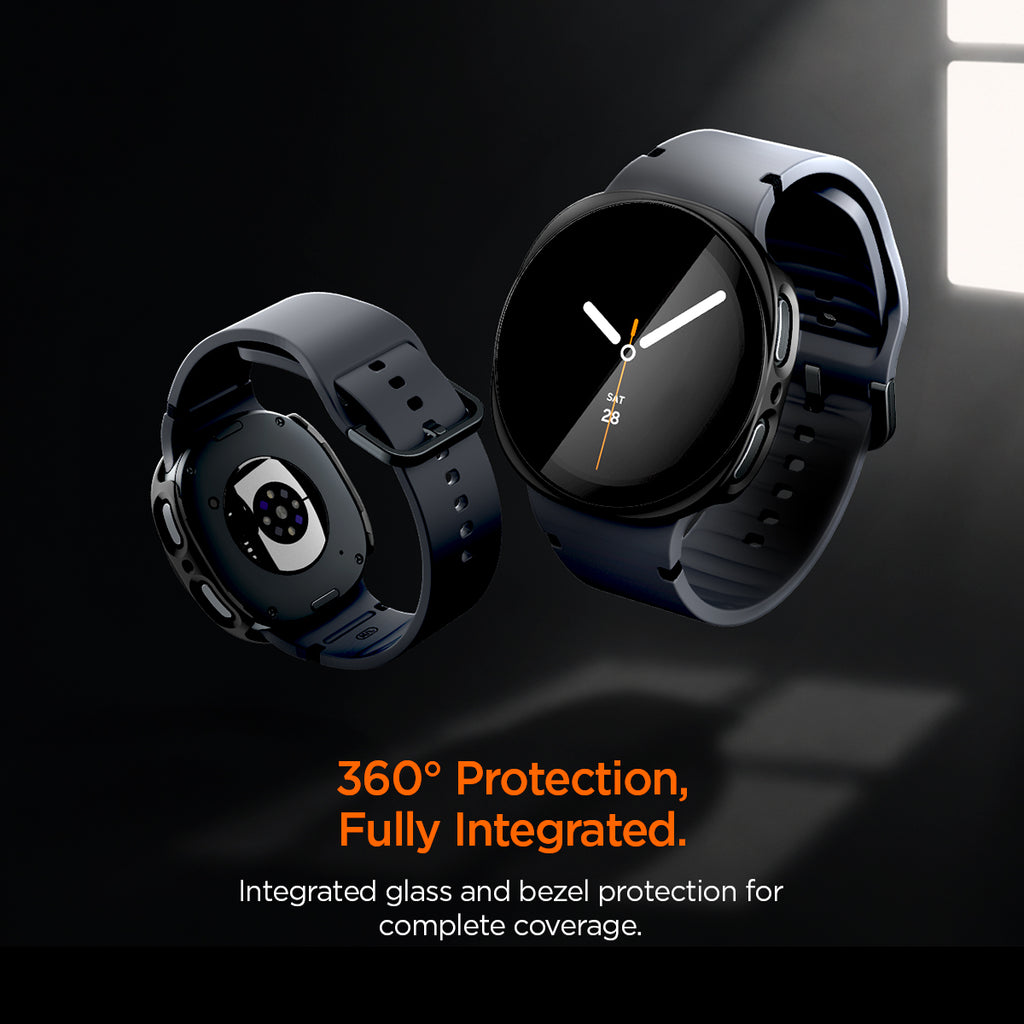 Spigen Thin Fit 360, čierny - Samsung Galaxy Watch 9/8 44mm