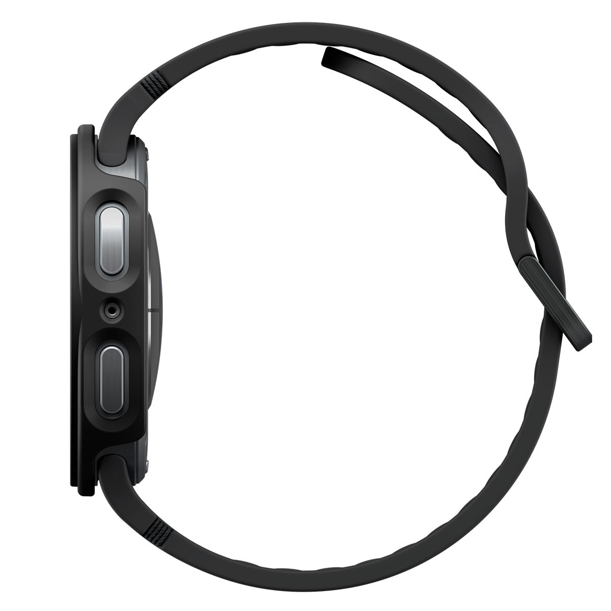 Spigen Thin Fit 360, čierny - Samsung Galaxy Watch 9/8 44mm