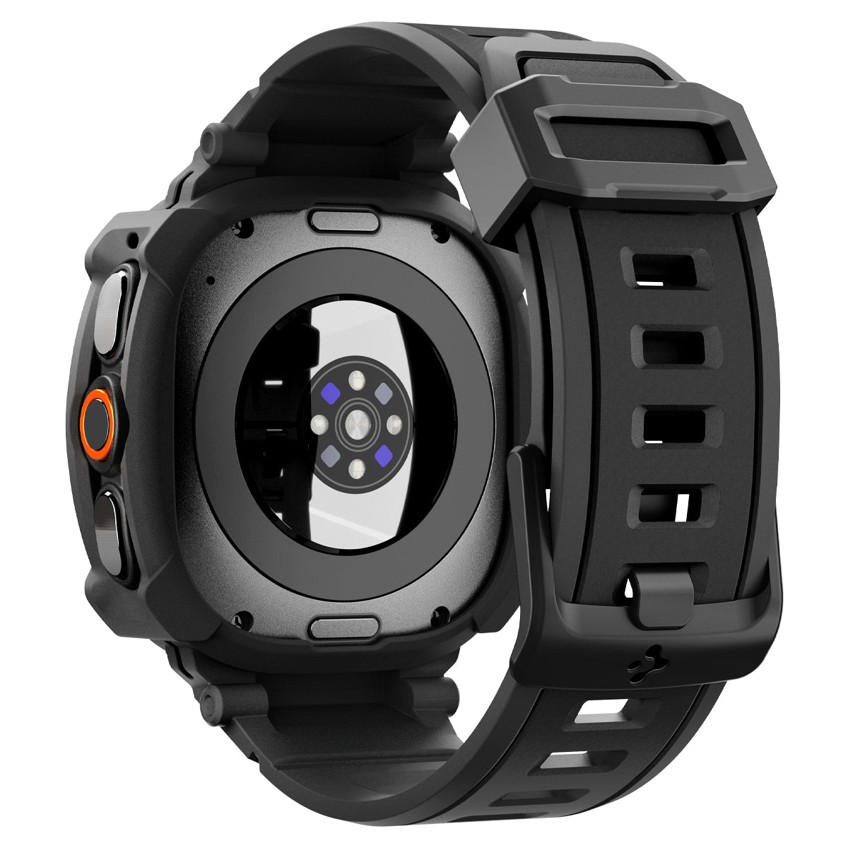 Spigen Rugged Armor Pro, matte black - Samsung Galaxy Watch Ultra 2 47mm