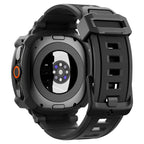Spigen Rugged Armor Pro, matte black - Samsung Galaxy Watch Ultra 2 47mm