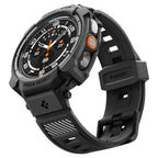 Spigen Rugged Armor Pro, matte black - Samsung Galaxy Watch Ultra 2 47mm