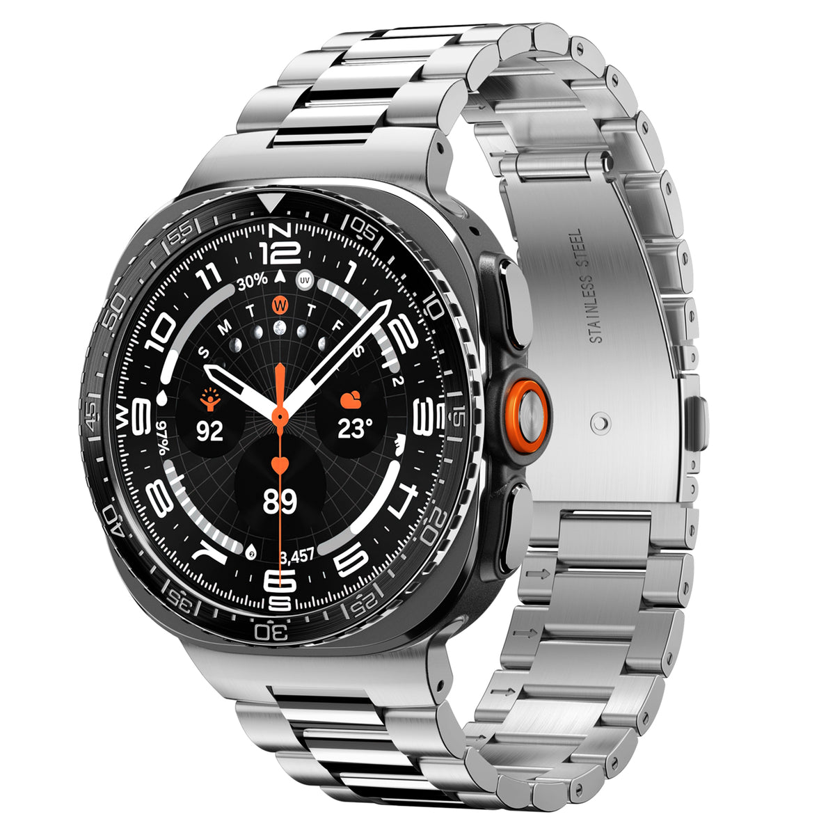 Spigen Bezel Tune (Diver), black - Samsung Galaxy Watch Ultra 2 47mm