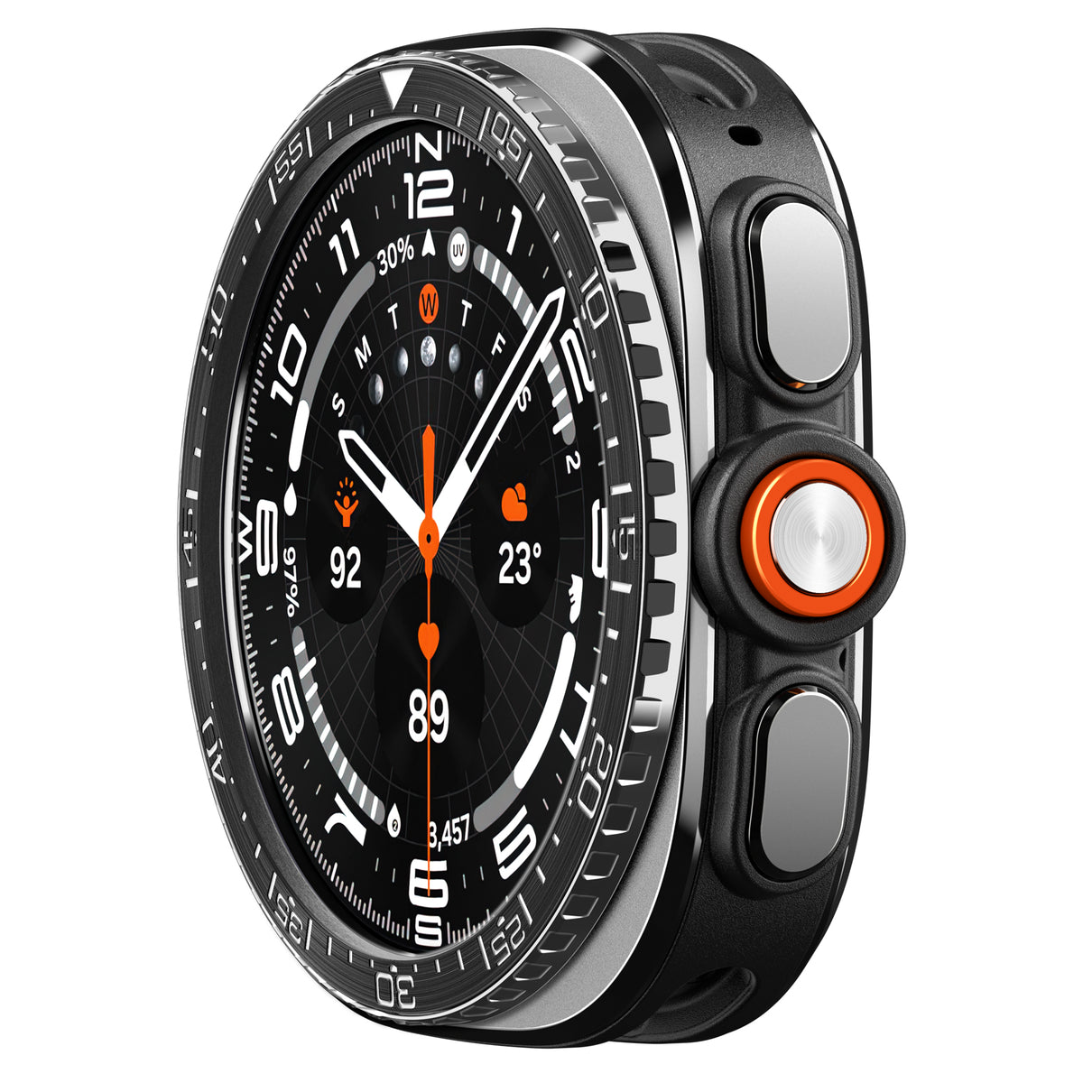 Spigen Bezel Tune (Diver), black - Samsung Galaxy Watch Ultra 2 47mm