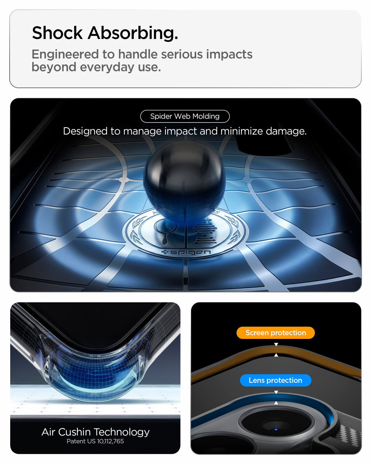 Spigen Rugged Armor, matte black - Samsung Galaxy S26 FE