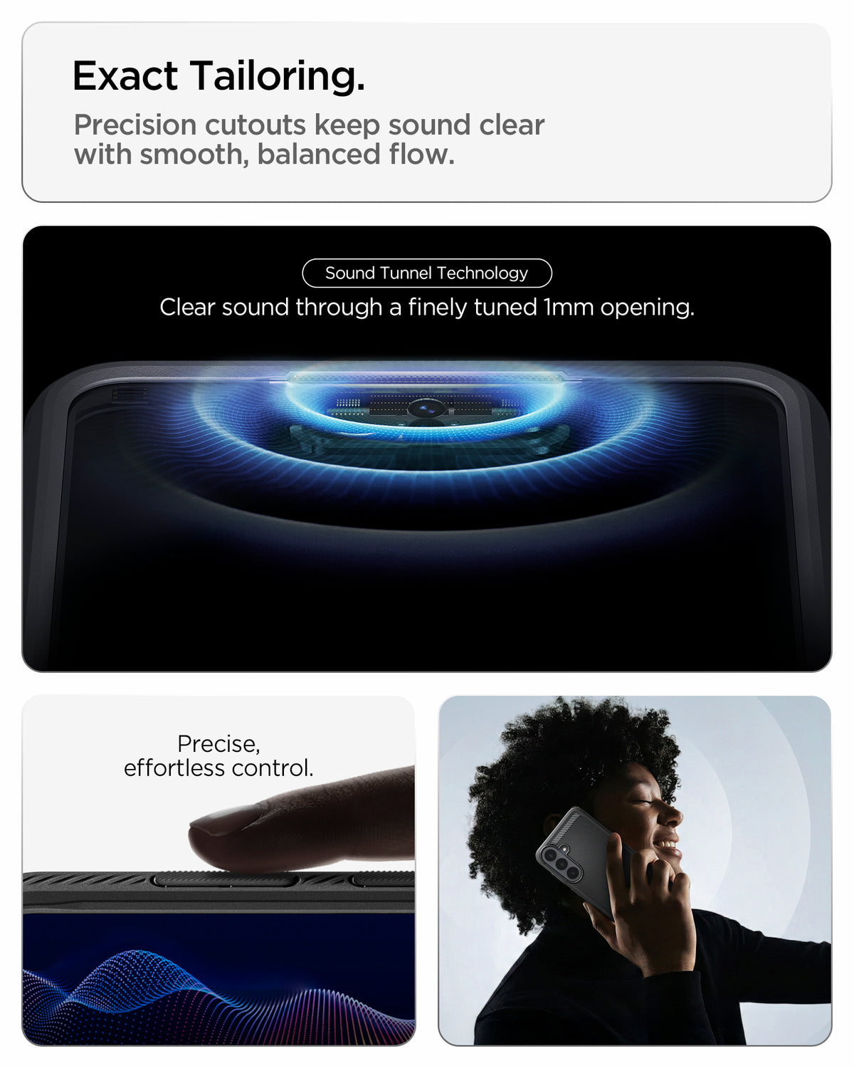 Spigen Rugged Armor, matte black - Samsung Galaxy S26 FE