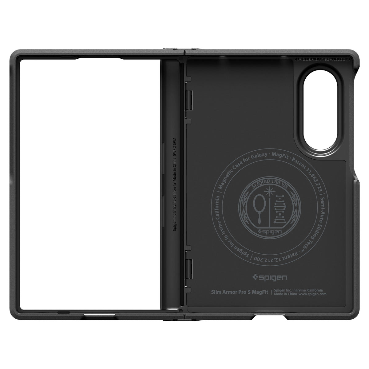 Spigen Slim Armor Pro S MagSafe, black - Samsung Galaxy Z Fold8