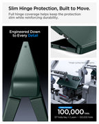 Spigen Tough Armor Pro MagSafe, abyss green - Samsung Galaxy Z Fold8 Ultra