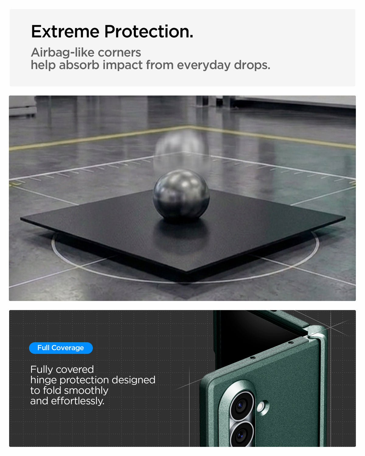 Spigen Tough Armor Pro MagSafe, abyss green - Samsung Galaxy Z Fold8 Ultra