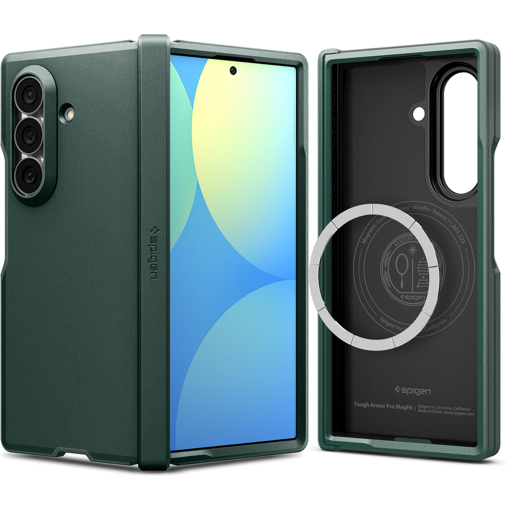 Spigen Tough Armor Pro MagSafe, abyss green - Samsung Galaxy Z Fold8 Ultra