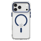 Spigen Ultra Hybrid Optik S MagSafe, clear deep blue - iPhone 2026 Pro Max/17 Pro Max