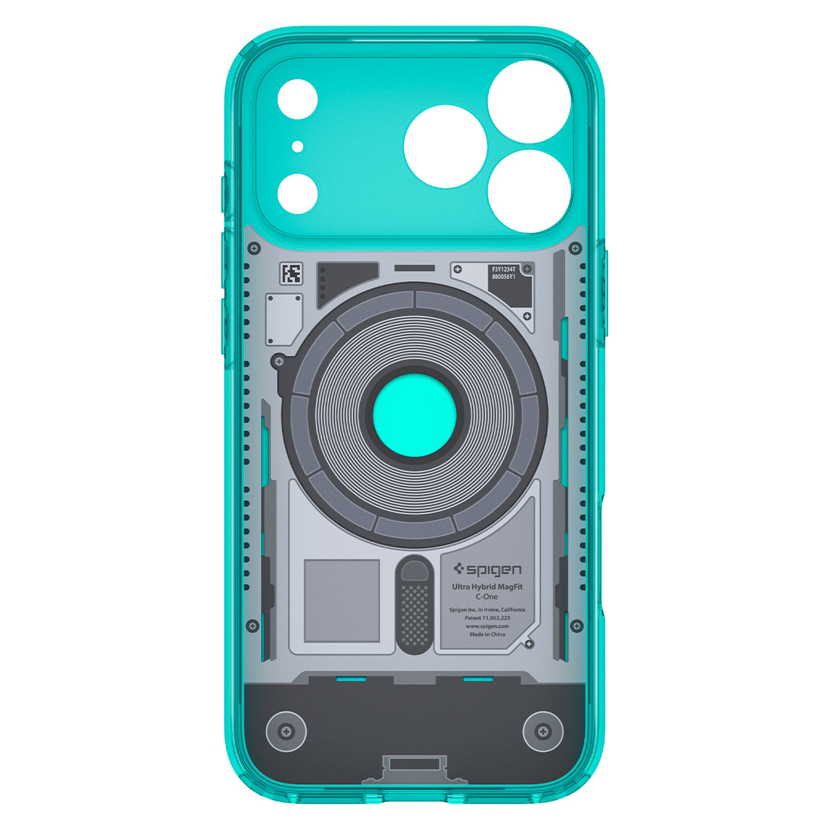 Spigen Ultra Hybrid MagSafe, c-one bondi blue – iPhone 2026 Pro Max/17 Pro Max