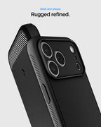 Spigen Rugged Armor MagSafe, matte black - iPhone 2026 Pro Max/17 Pro Max