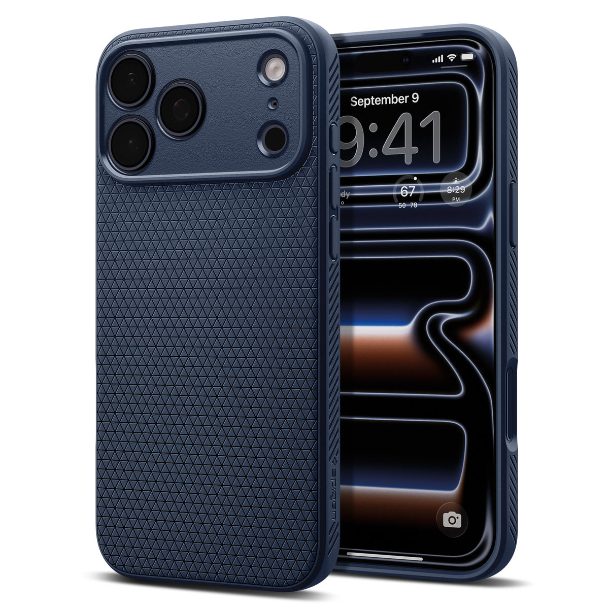 Spigen Liquid Air, navy blue - iPhone 2026 Pro/17 Pro